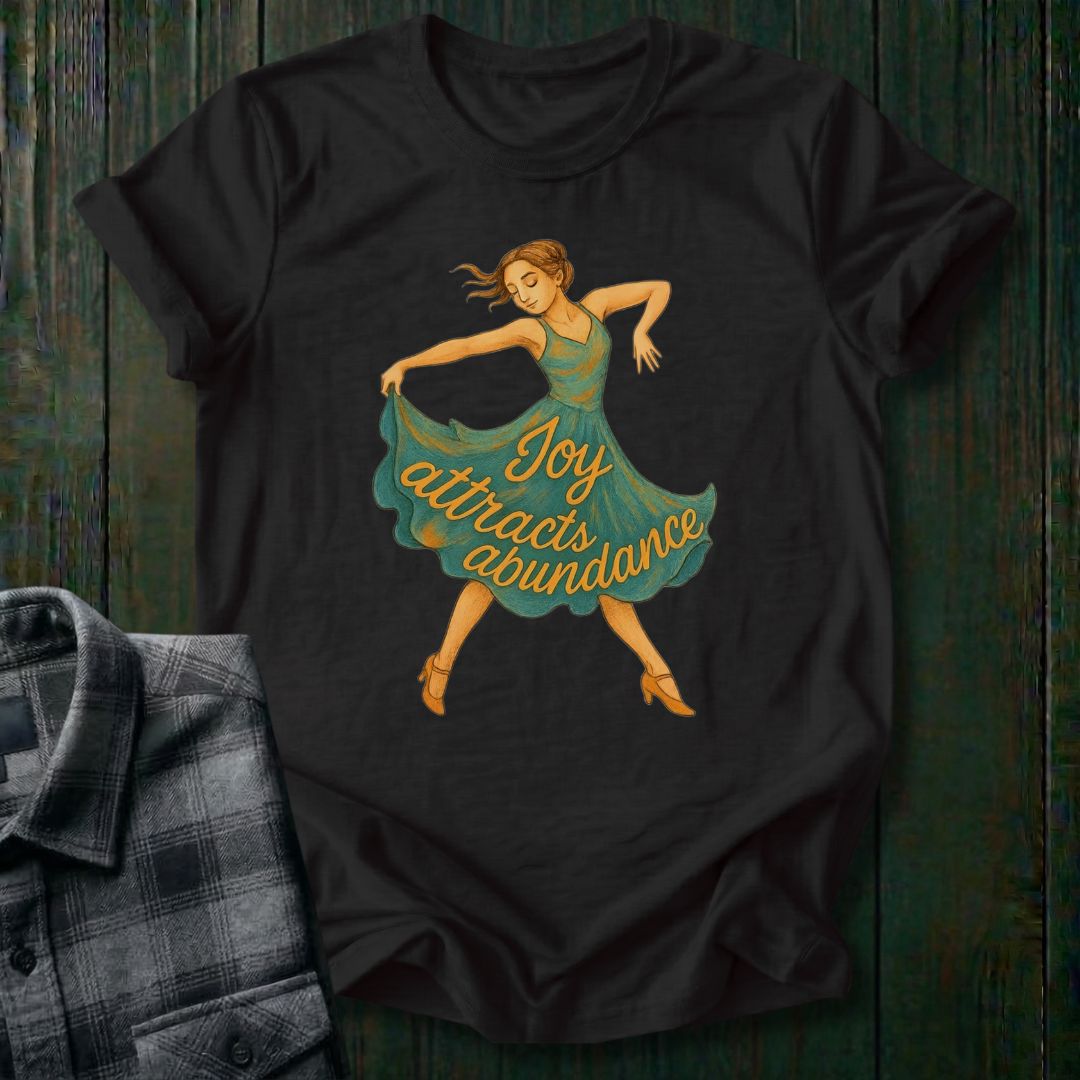 Joy Attracts Abundance (Dancer) Unisex T-Shirt