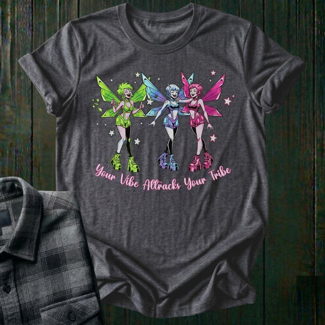 Your Vibe Attracts Your Tribe Fairy Unisex T-Shirt