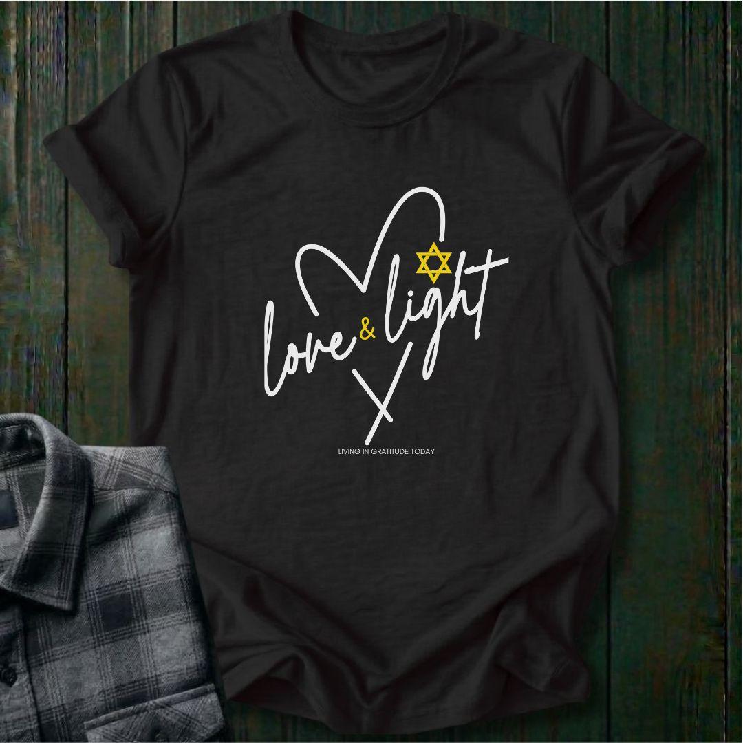 Love and Light Heart, Unisex T-Shirt