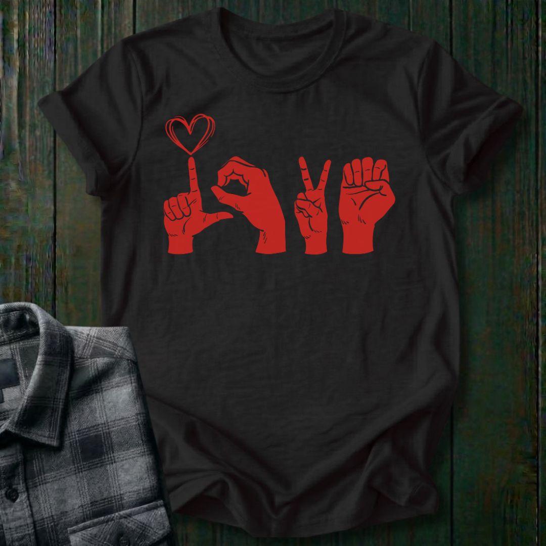Love, Sign Language, Unisex T-Shirt