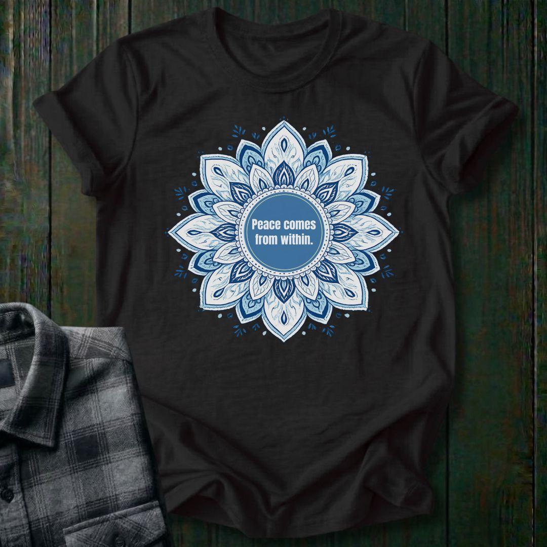 Peace Comes From Within, Mandala, Unisex T-Shirt