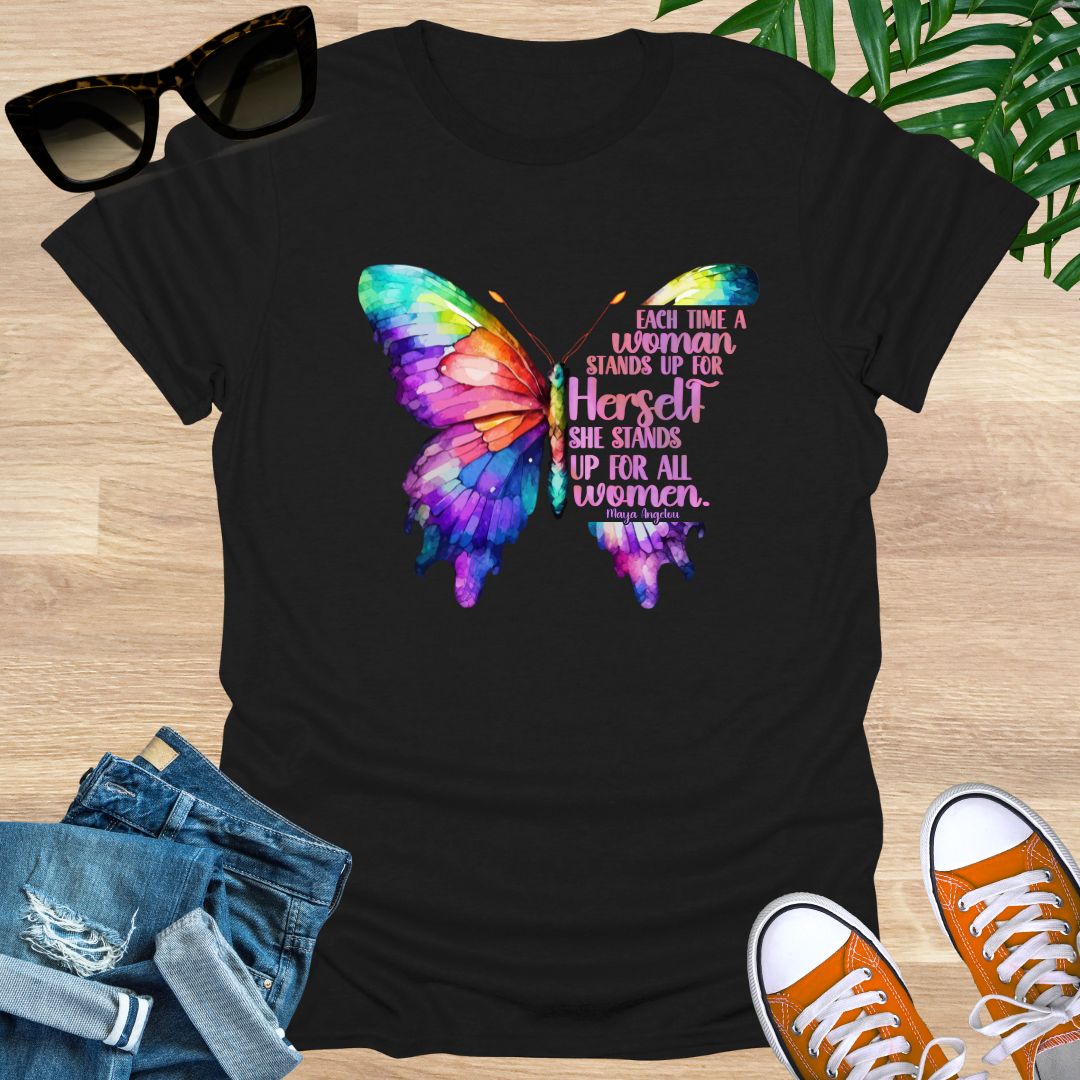 Stand Up For All Women, Butterfly, Unisex T-Shirt