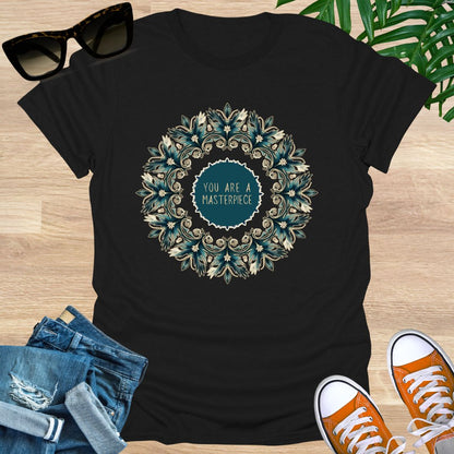 You Are a Masterpiece, Mandala, Unisex T-Shirt
