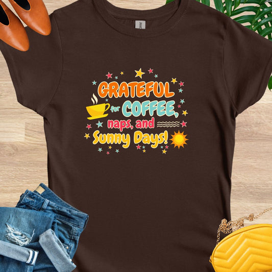 Coffee, Naps, and Sunny Days T-Shirt