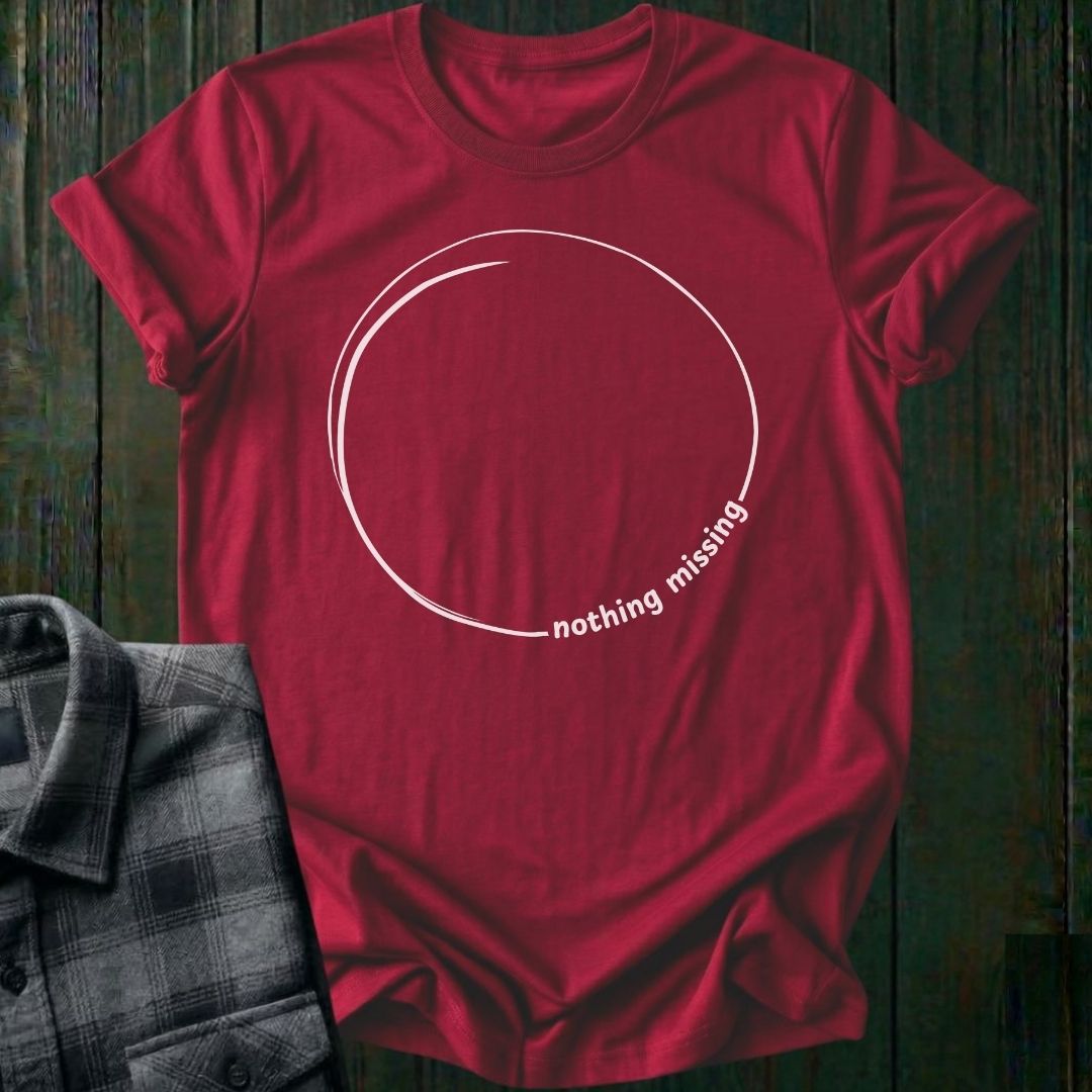 Nothing Missing Line Art Unisex T-Shirt