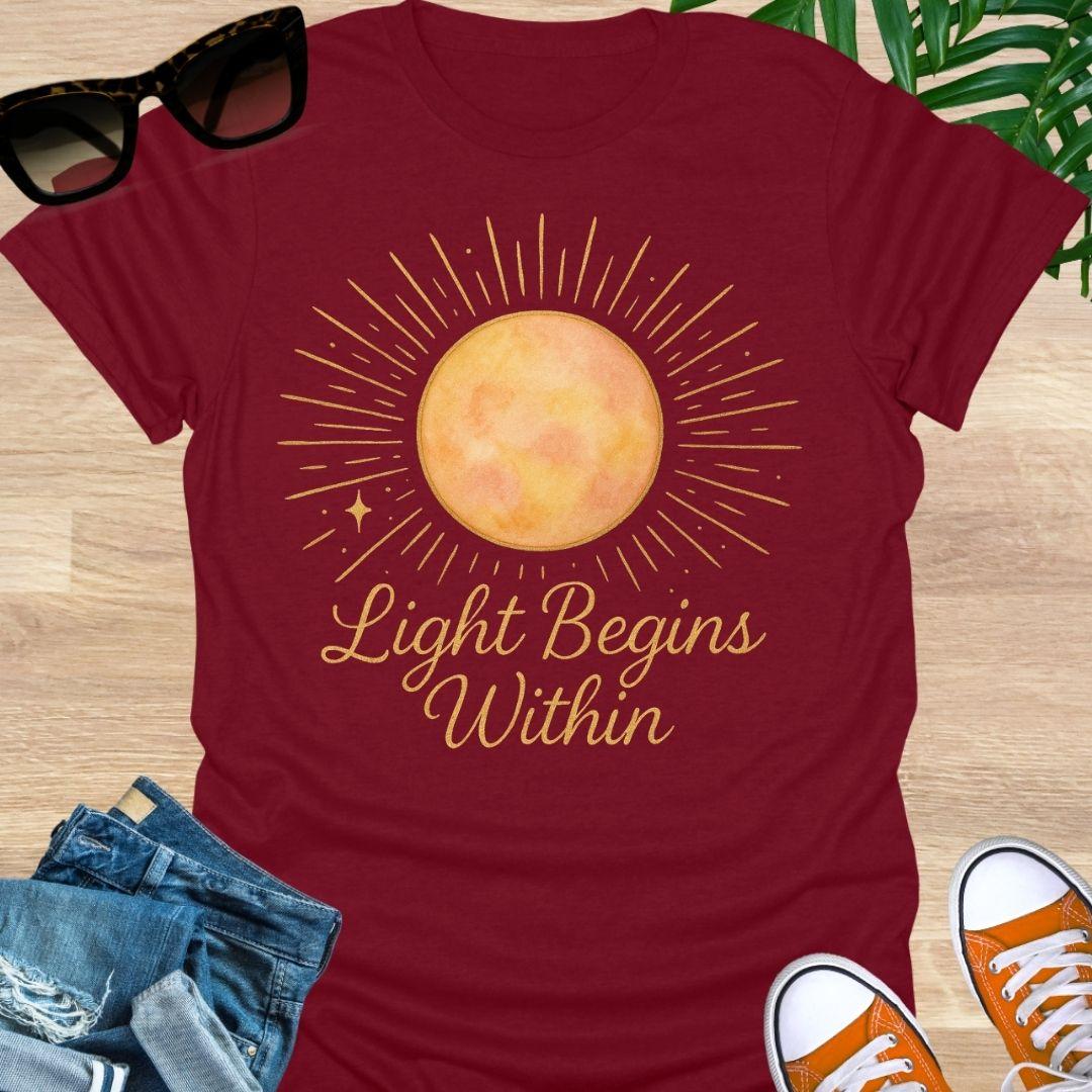 Light Begins Within Unisex T-Shirt