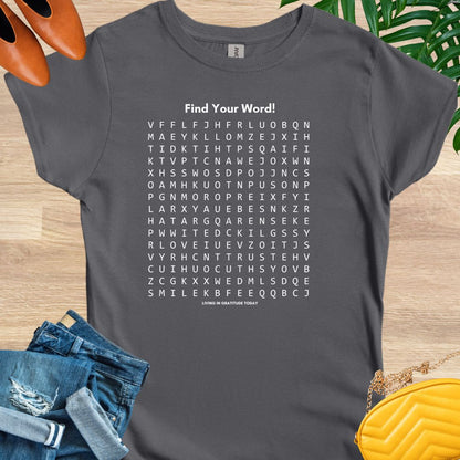Inspirational Word Search T-Shirt