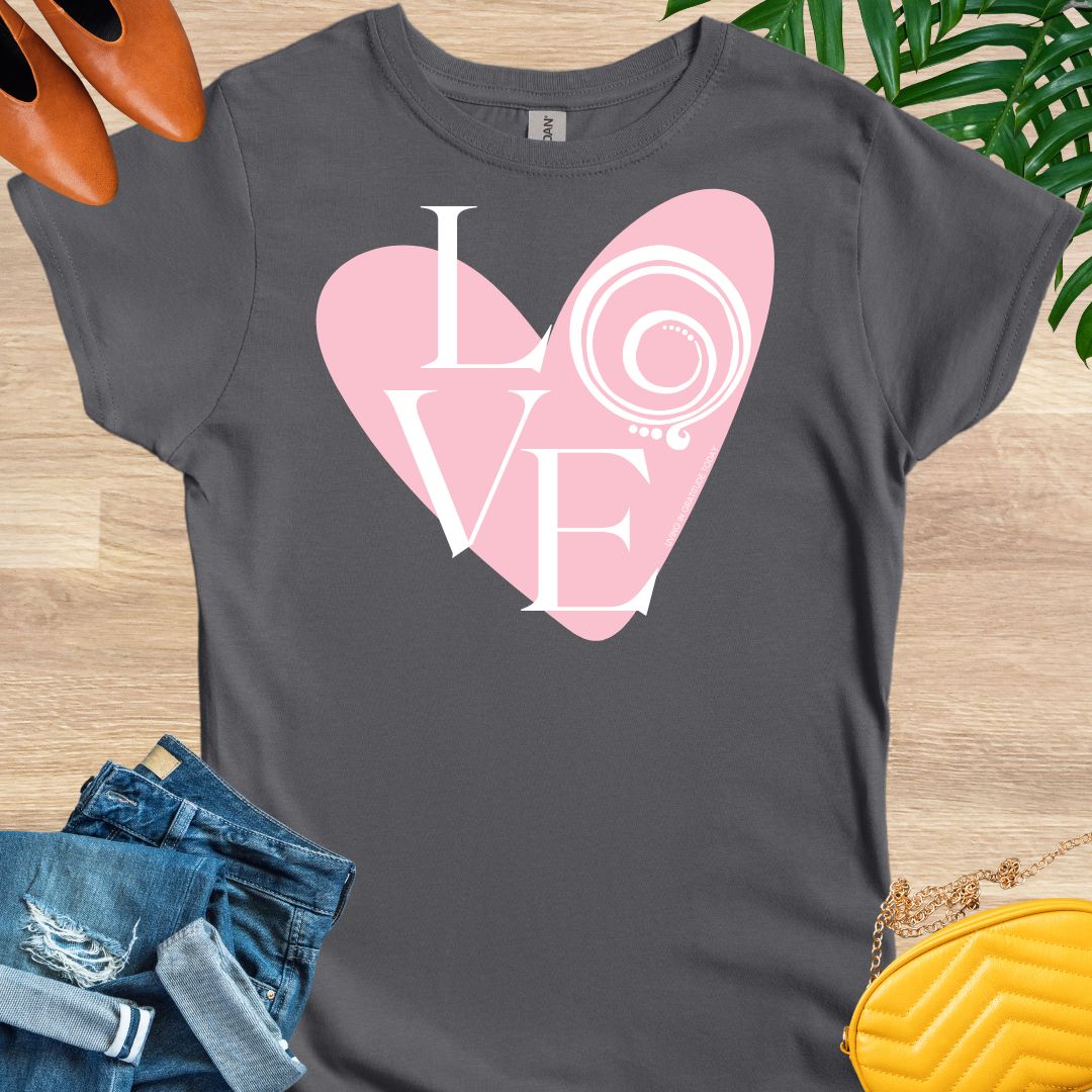 Love, Heart T-shirt