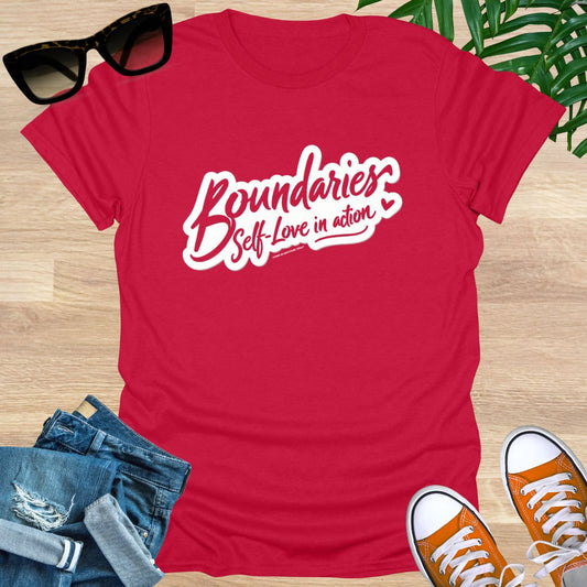 Boundaries, Self-Love in Action, Unisex T-Shirt
