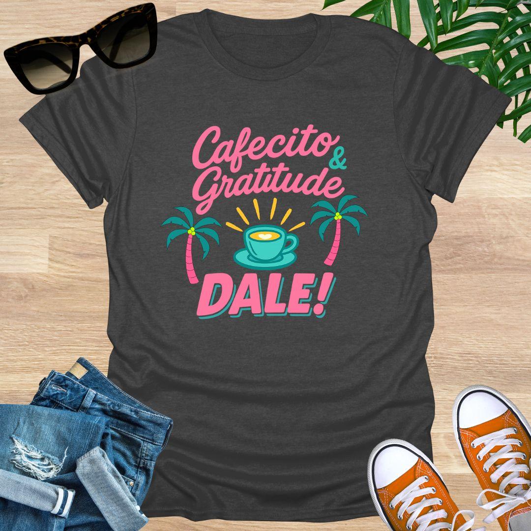 Cafecito & Gratitude Inspirational T-Shirt