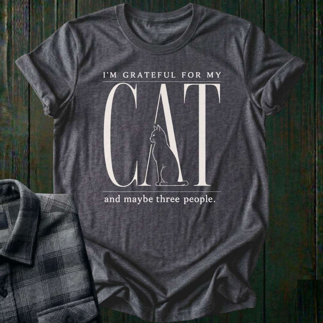 Grateful for My Cat  Unisex T-Shirt