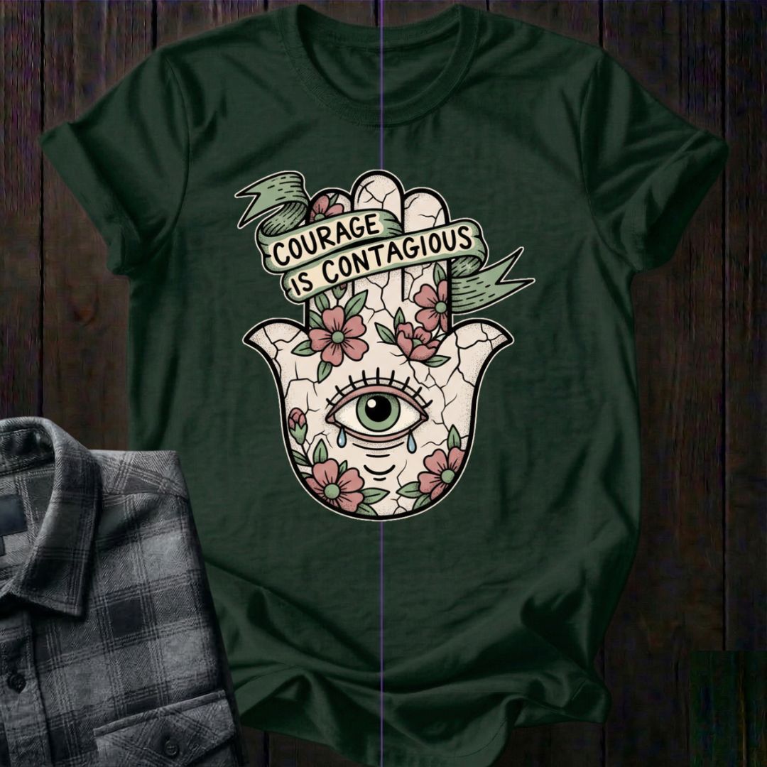 Courage Is Contagious Unisex T-Shirt