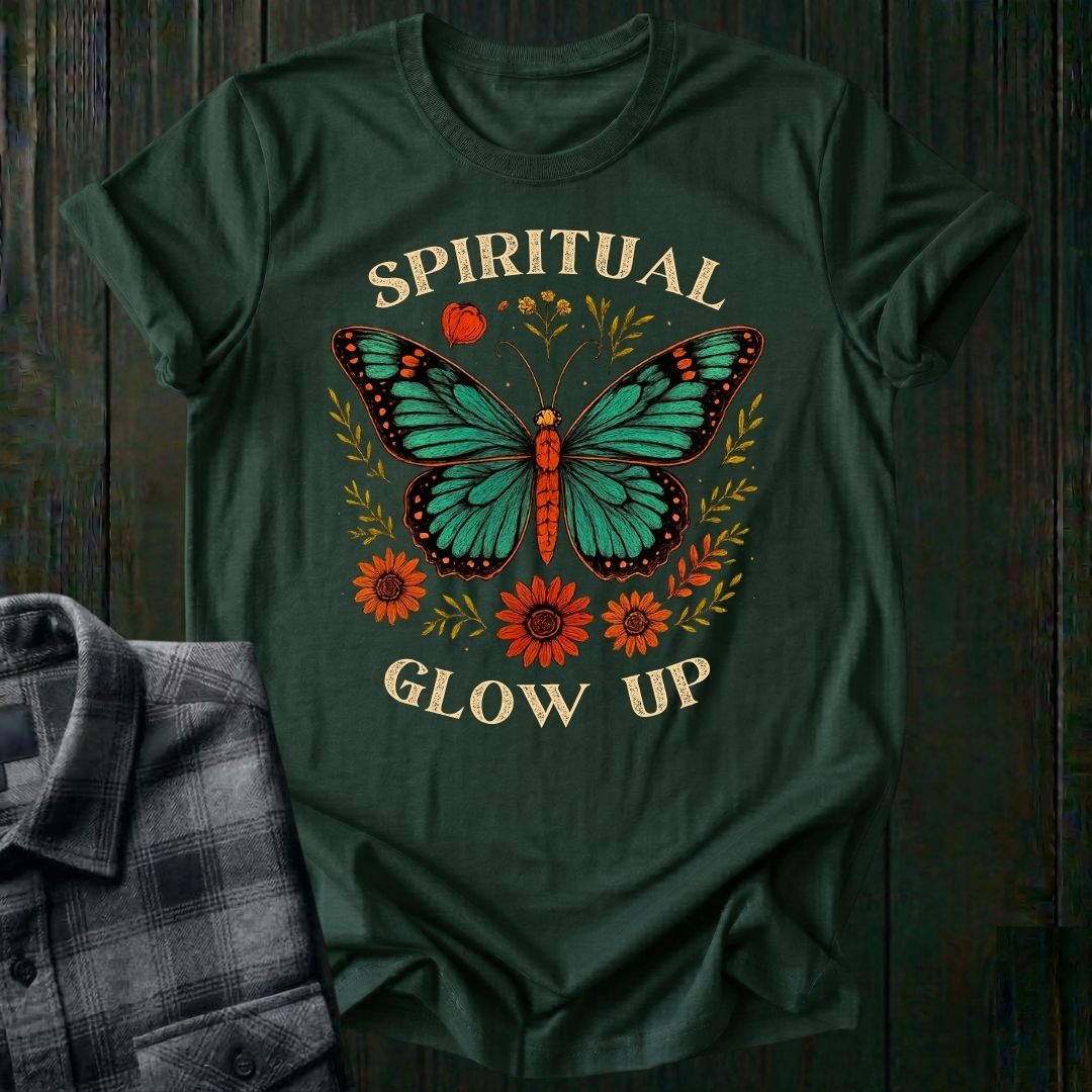 Spiritual Glow Up (Butterfly) Unisex T-Shirt