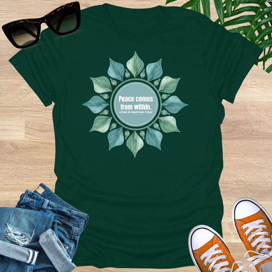 Peace Comes From Within, Mandala, Unisex T-Shirt