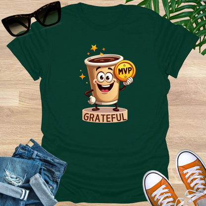Coffee the Real MVP, Unisex T-Shirt
