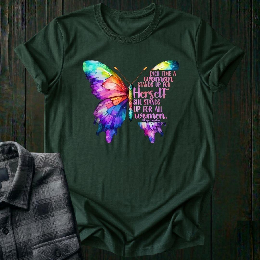 Stand Up For All Women, Butterfly, Unisex T-Shirt