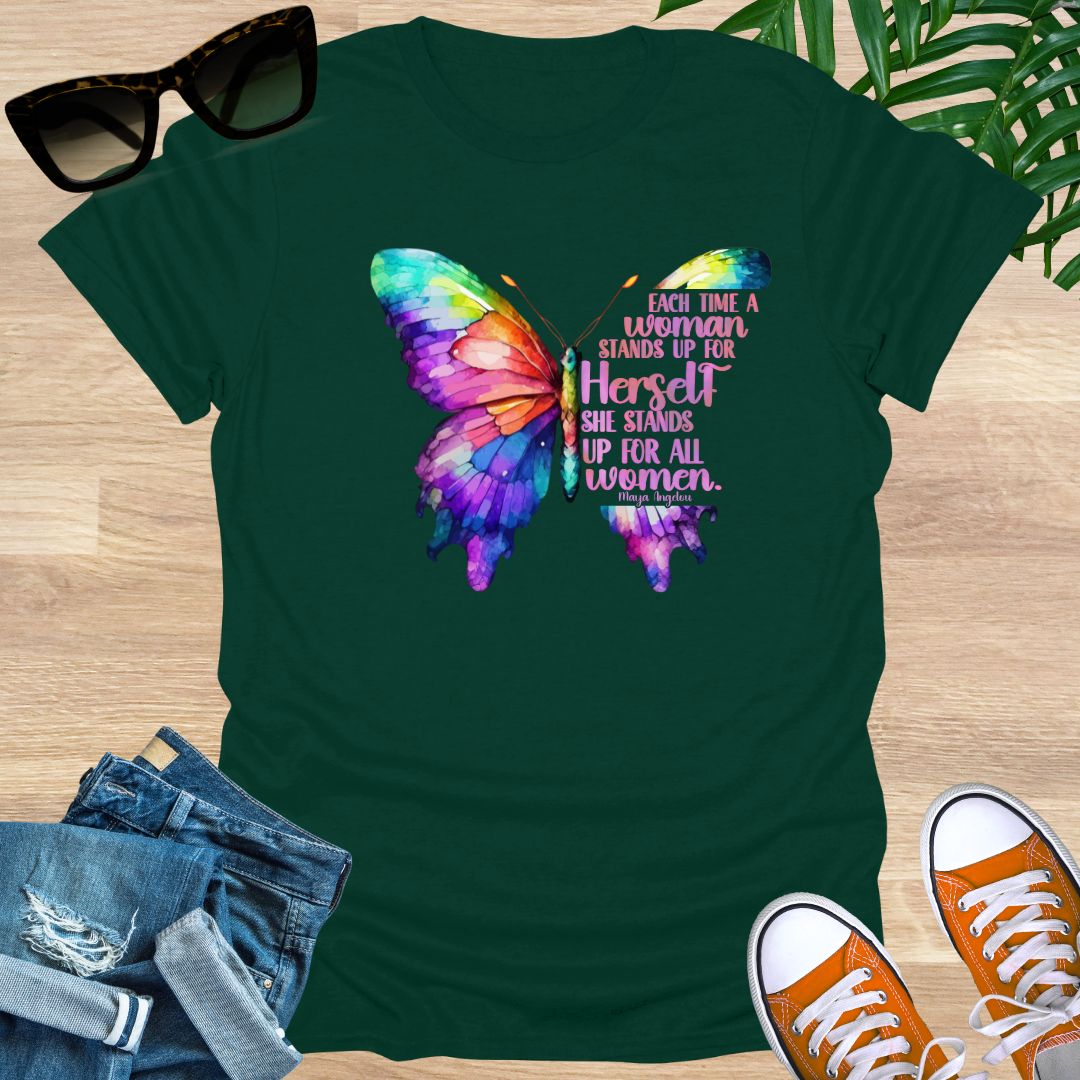 Stand Up For All Women, Butterfly, Unisex T-Shirt