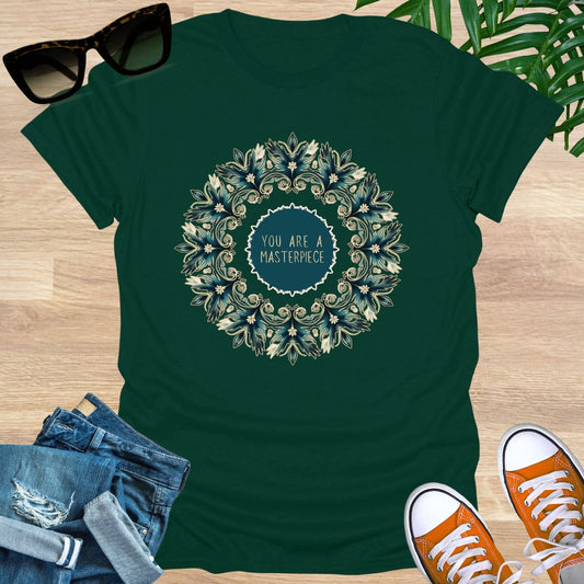 You Are a Masterpiece, Mandala, Unisex T-Shirt