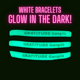 Inspirational Bracelets, Silicone bracelets, Glow in the Dark Bracelets