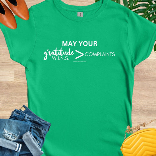 WINS Greater than Complaints T-Shirt