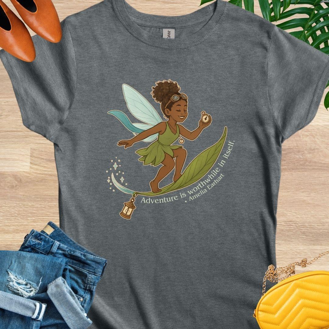 Adventure Is Worthwhile, Amelia Earhart, T-Shirt