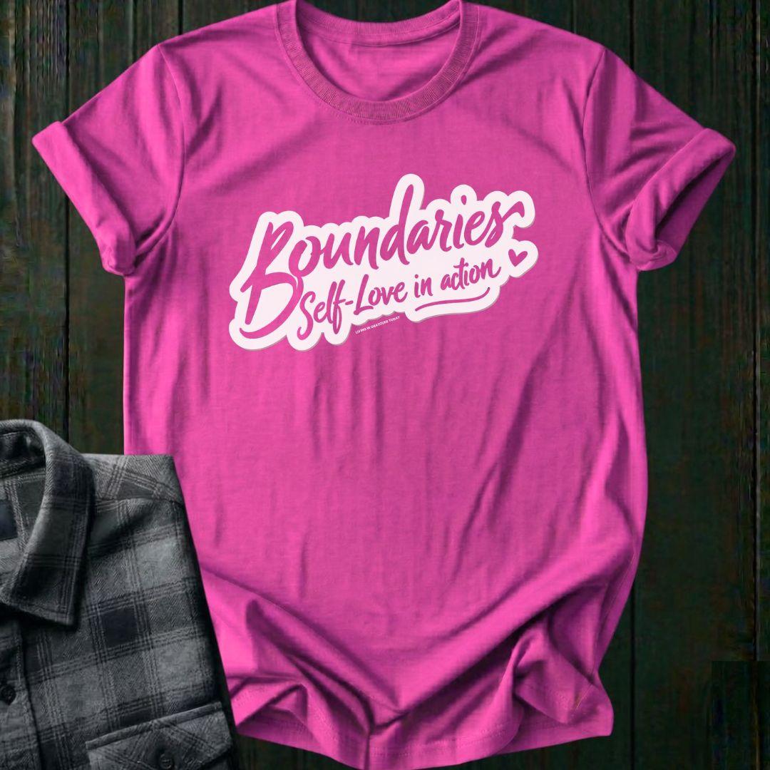Boundaries, Self-Love in Action, Unisex T-Shirt