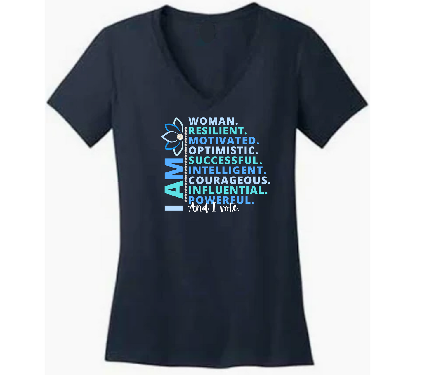 I am Woman, Word Shirt, Affirmation Shirt, v neck graphic tee