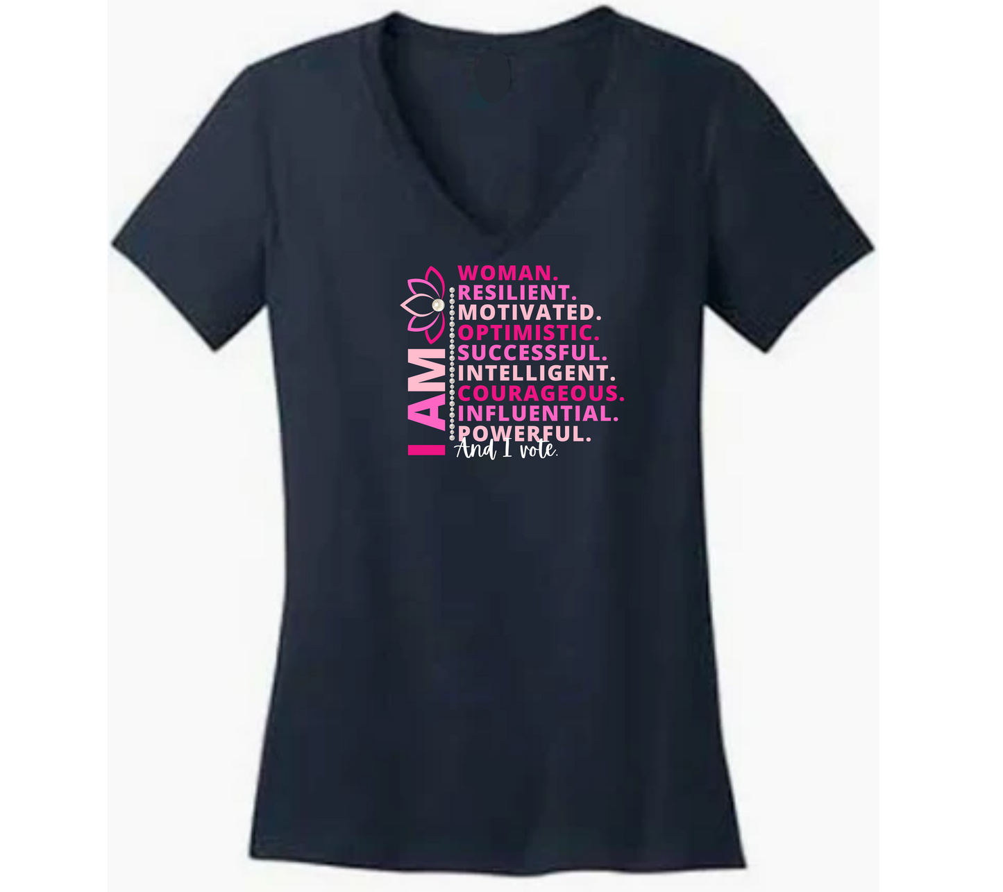 I am Woman, Word Shirt, Affirmation Shirt, v neck graphic tee