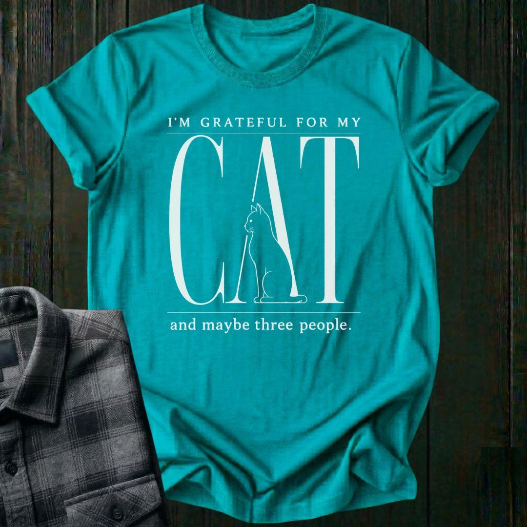 Grateful for My Cat  Unisex T-Shirt