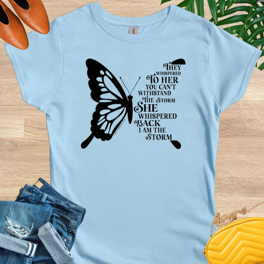 I Am the Storm, Butterfly, T-Shirt