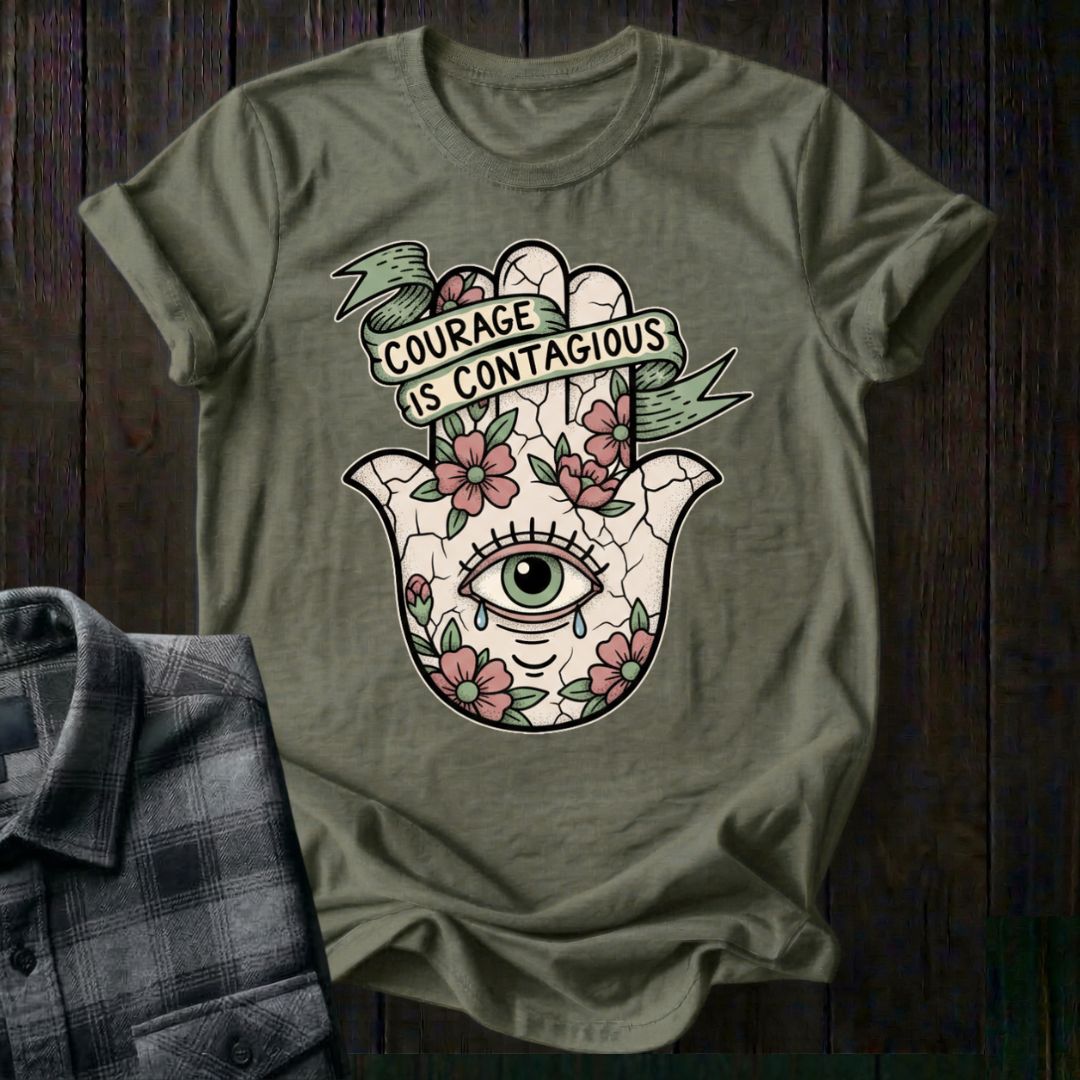 Courage Is Contagious Unisex T-Shirt