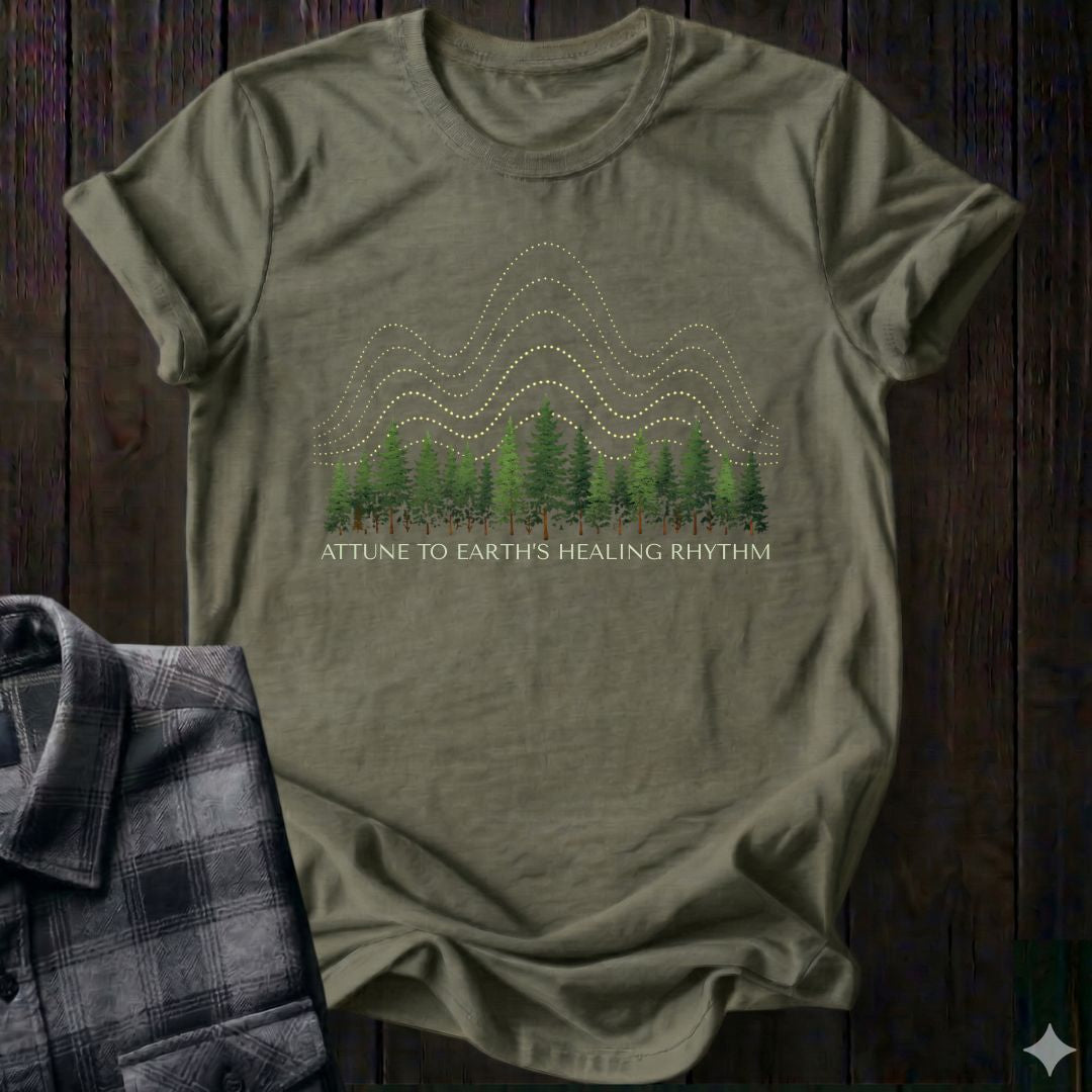 Attune to the Earth's Healing Rhythm Unisex T-Shirt