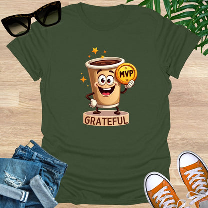 Coffee the Real MVP, Unisex T-Shirt
