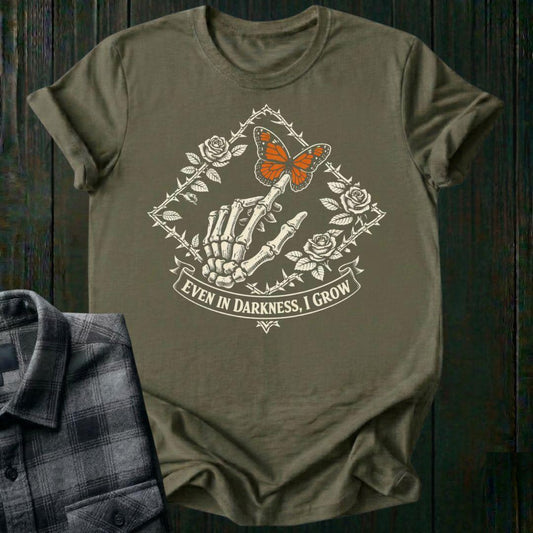 Even in Darkness I Grow Unisex T-Shirt