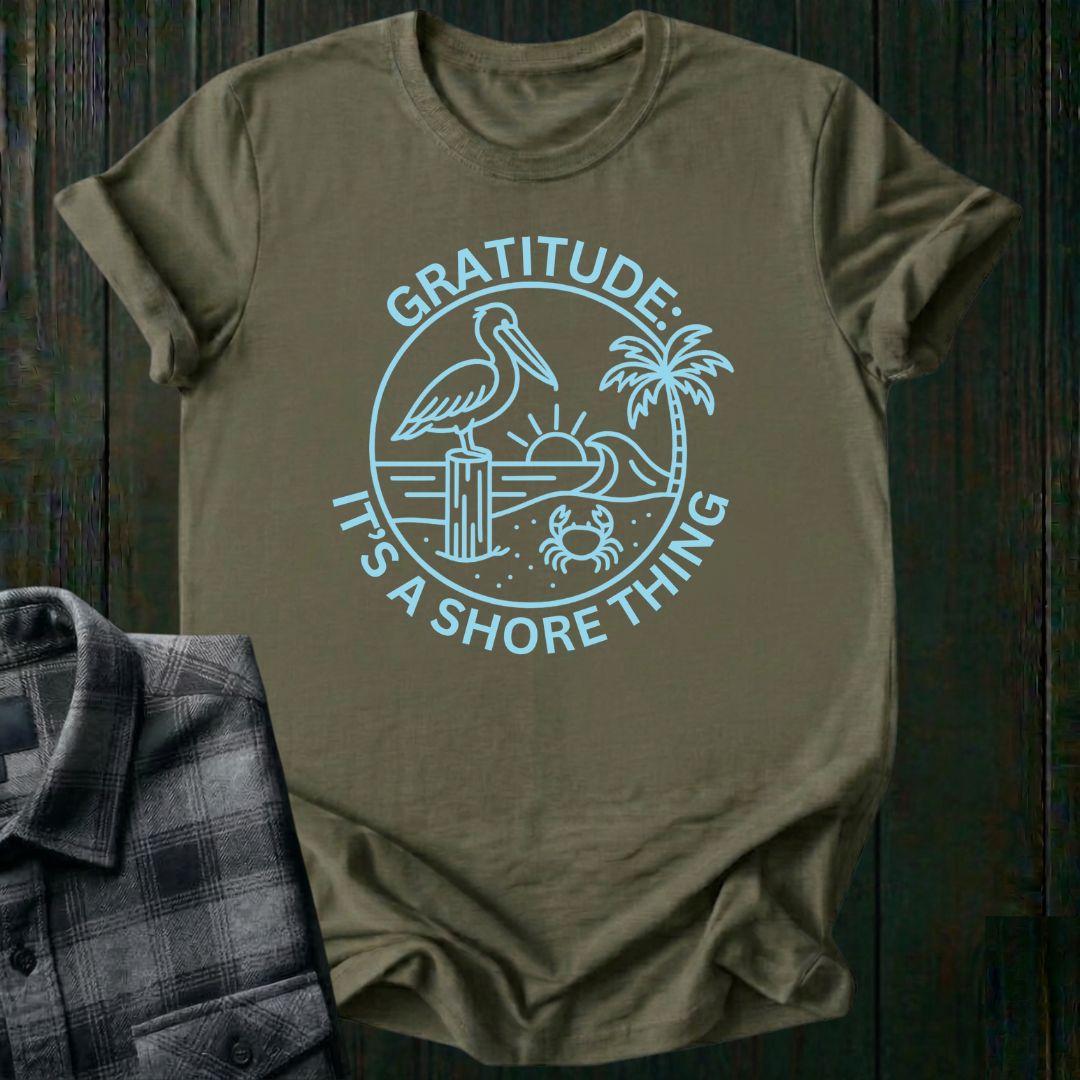 Gratitude: It's a Shore Thing, Unisex T-Shirt