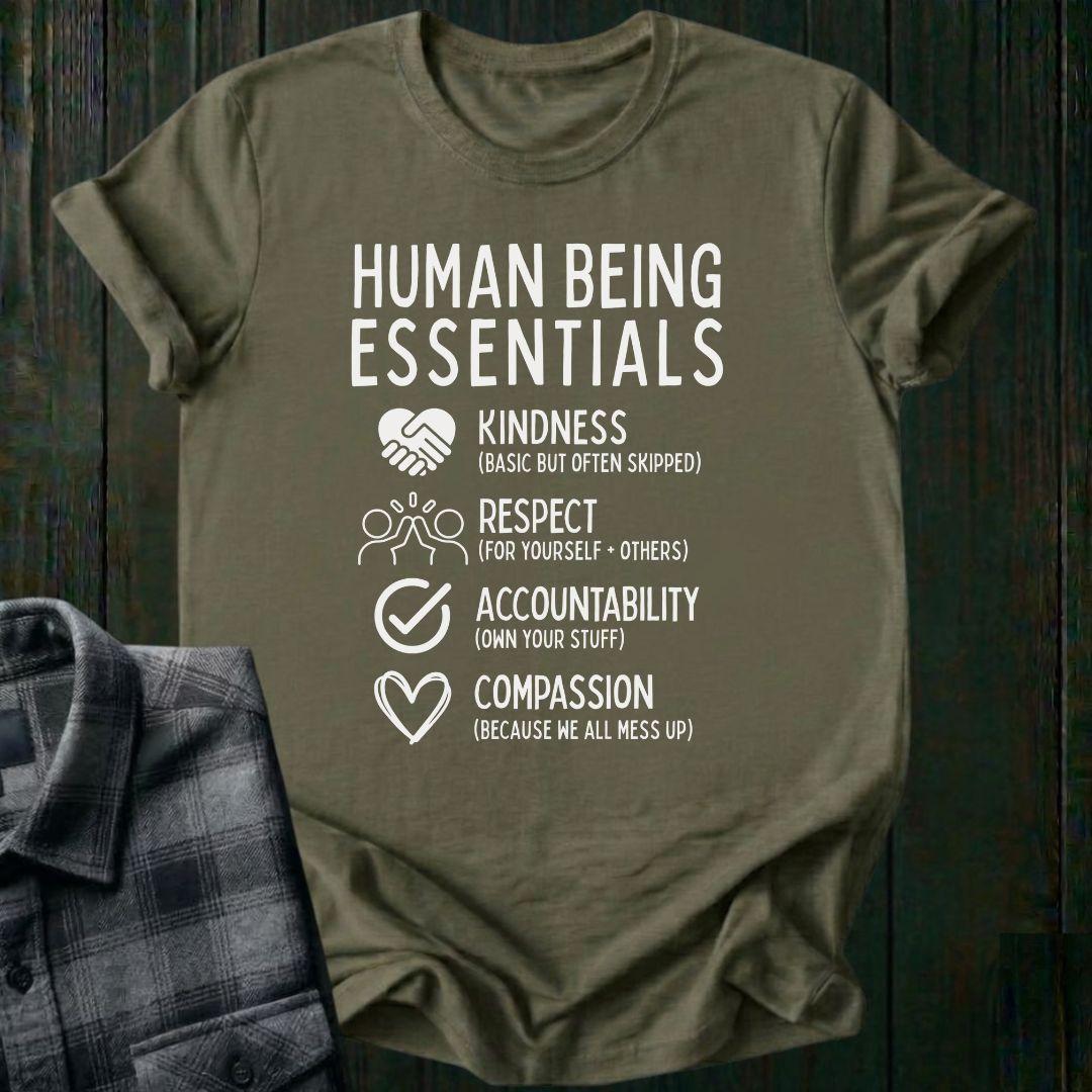 Human Being Essentials, Unisex T-Shirt
