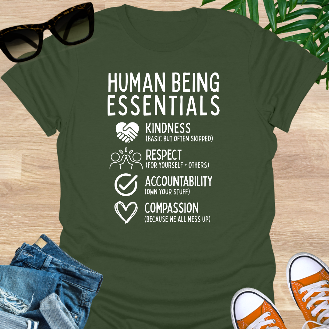 Human Being Essentials, Unisex T-Shirt