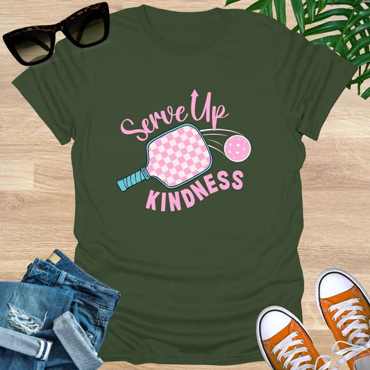 Serve Up Kindness, Pickleball, Unisex T-Shirt