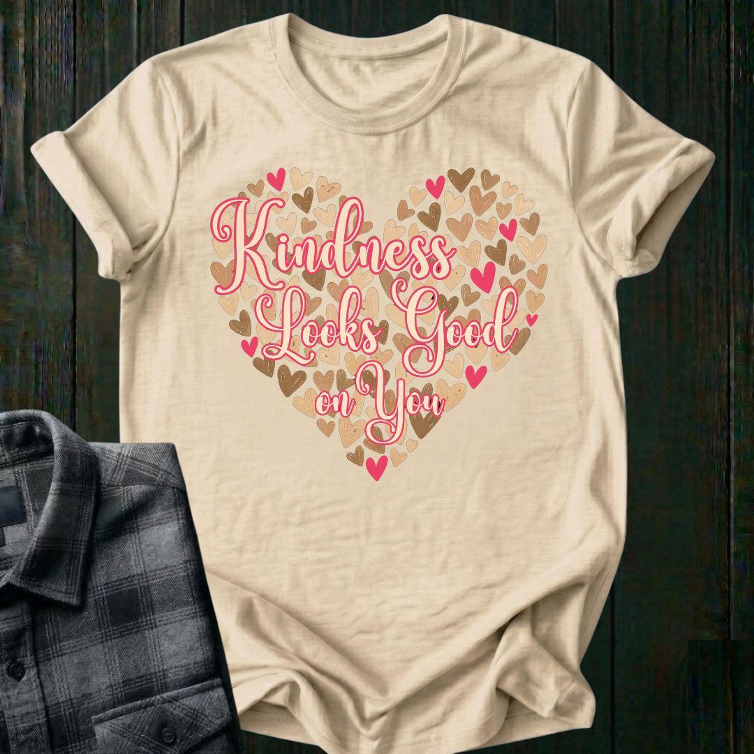 Kindness Looks Good on You Heart Unisex T-Shirt