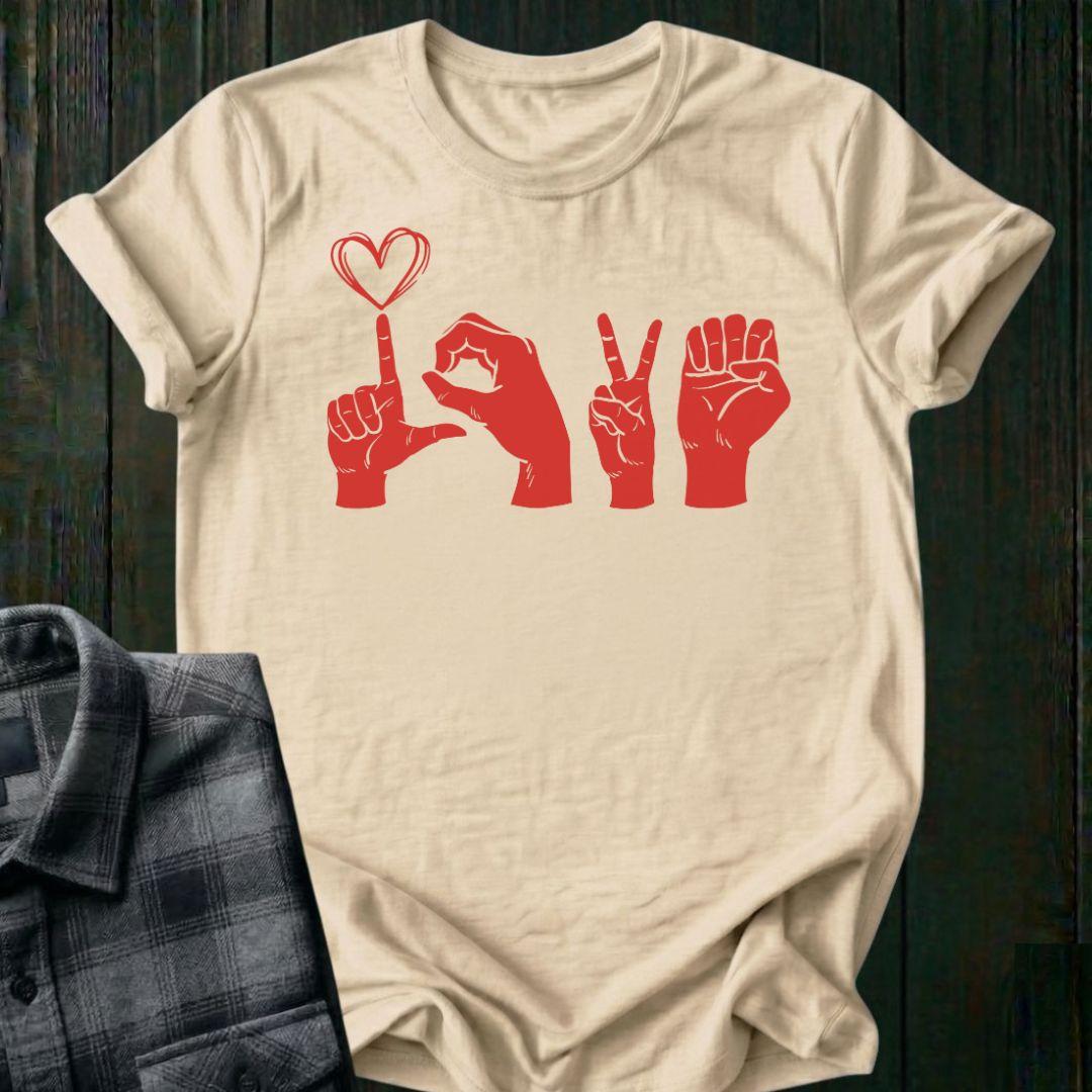 Love, Sign Language, Unisex T-Shirt