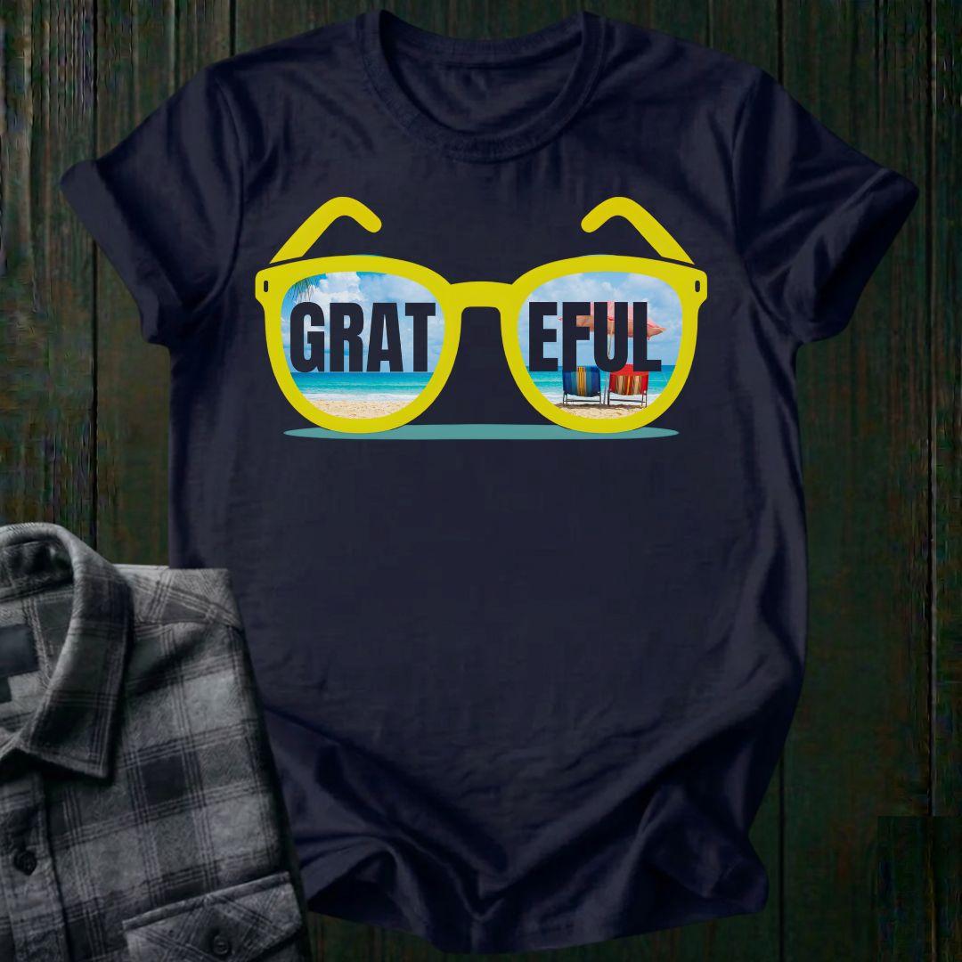 GRATEFUL Sunglasses, Beach Vibes, Unisex Tee