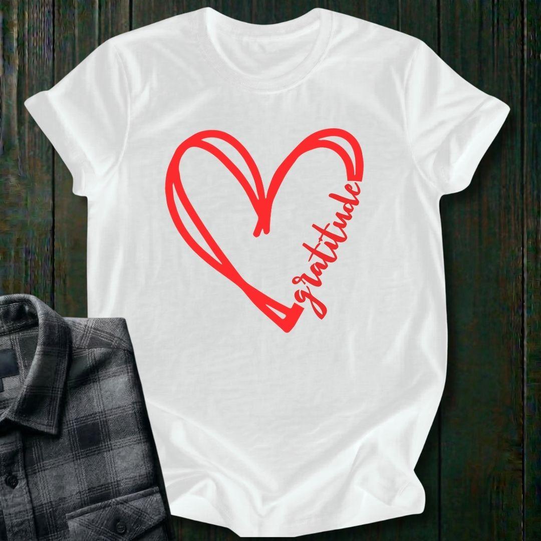 GRATITUDE Heart Unisex T-Shirt