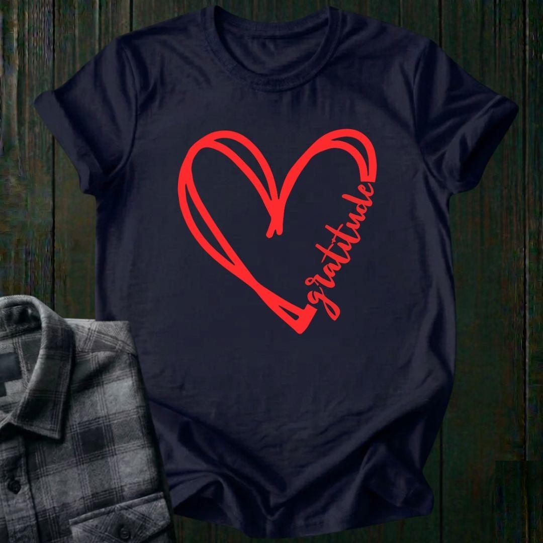 GRATITUDE Heart Unisex T-Shirt
