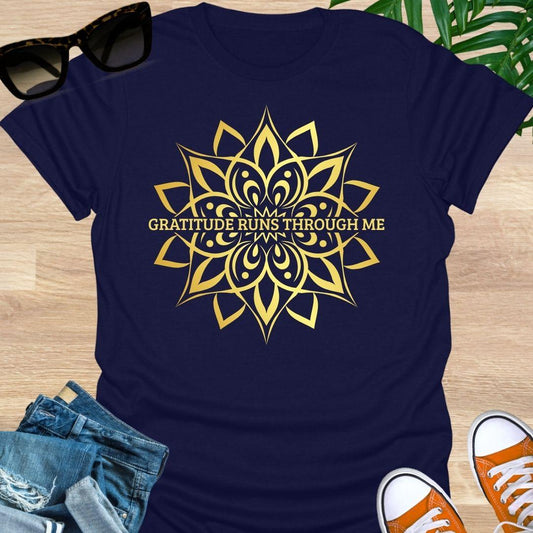 Gratitude Runs Through Me Unisex T-Shirt