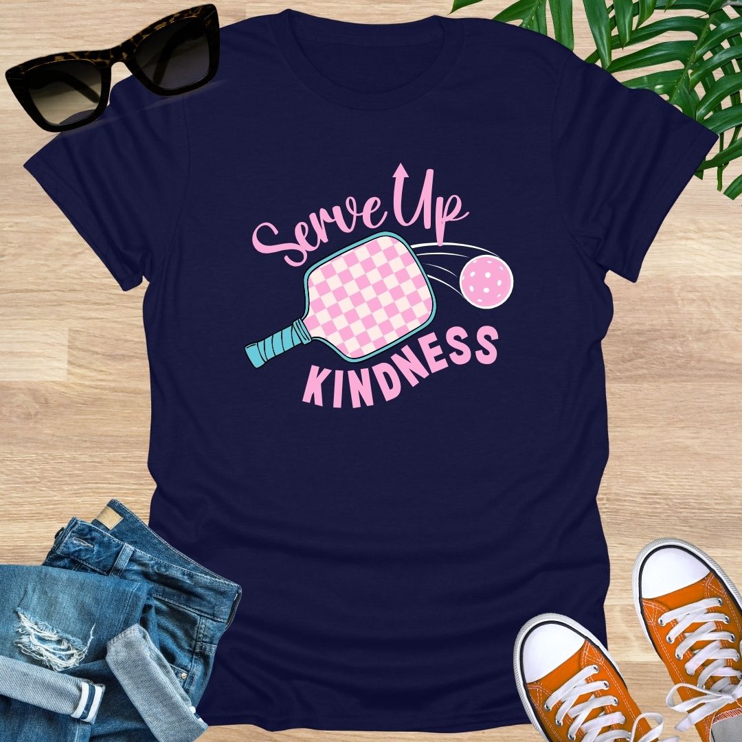 Serve Up Kindness, Pickleball, Unisex T-Shirt