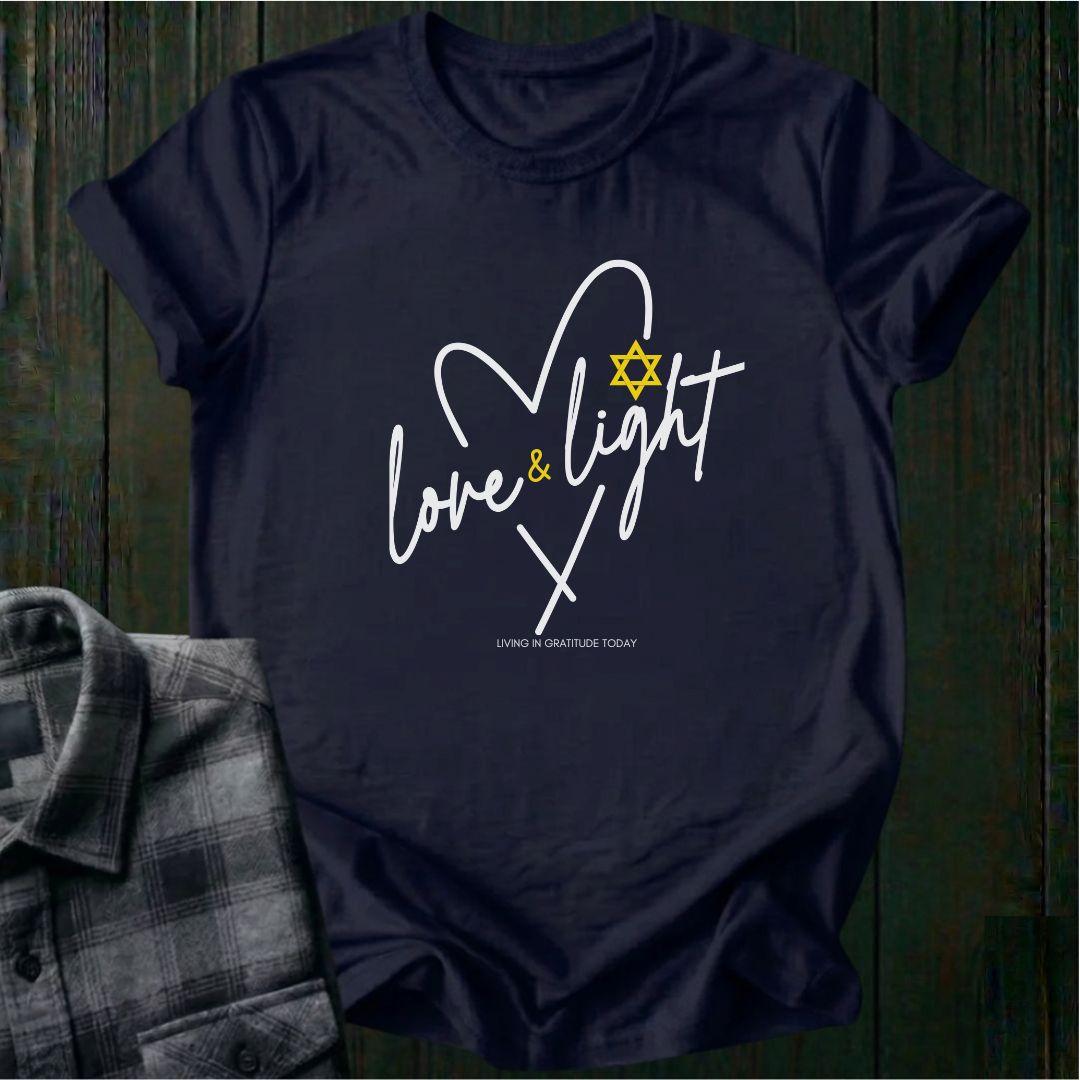Love and Light Heart, Unisex T-Shirt