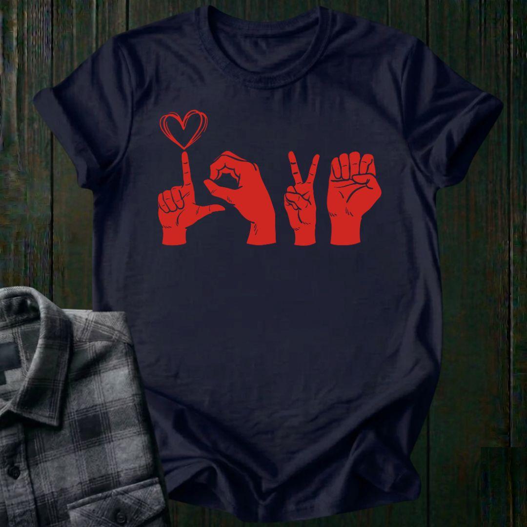 Love, Sign Language, Unisex T-Shirt