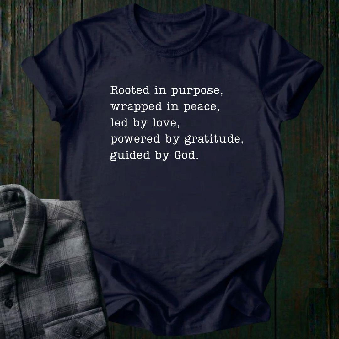 Powered by Gratitude, Unisex T-Shirt