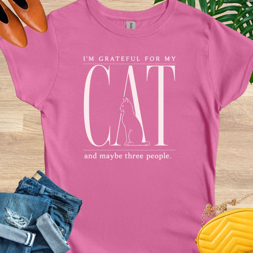 Grateful for My Cat T-shirt