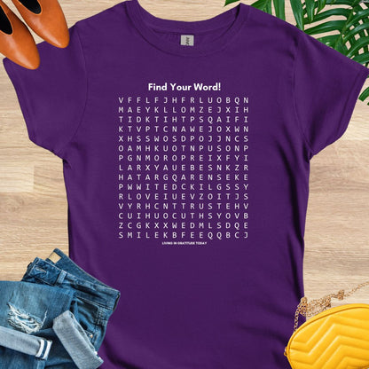 Inspirational Word Search T-Shirt